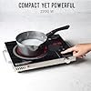 Cello Induction Cooker Blazing 800+ Infra Ceramic Plate 2200 Watt Induction Cooktop with BBQ Grill, Soft Touch Button with Crystal Glass (Black) - Image 3