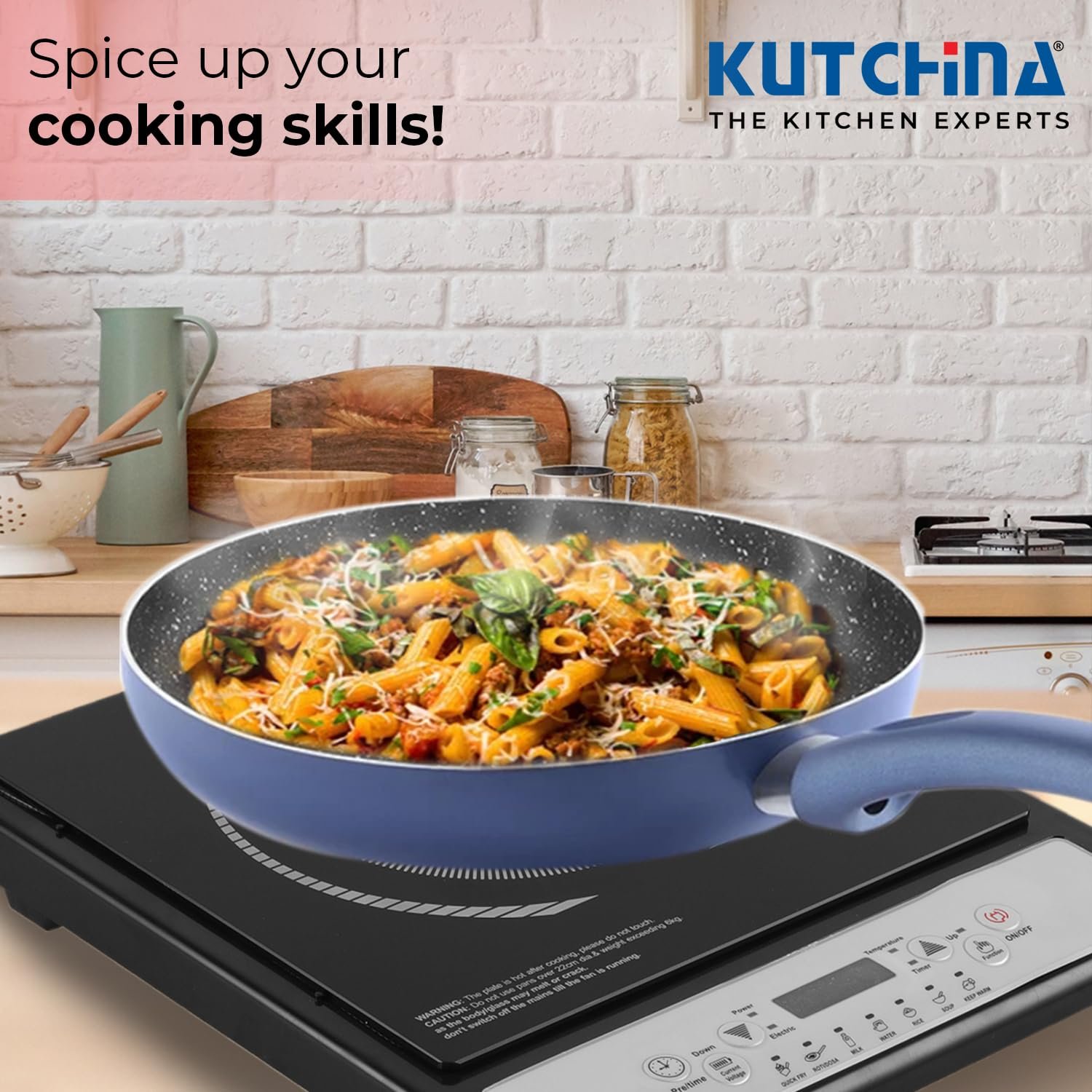 Kutchina 2000 W Induction Cooktop Touch Panel (Black, MAGNETO) - Image 3