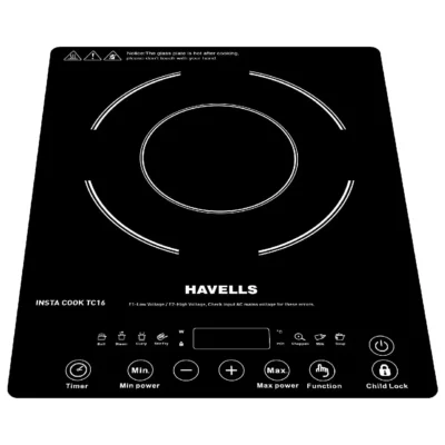 Havells Insta Cook TC16 1600 W Induction Cook Top with Touch Control (Black)