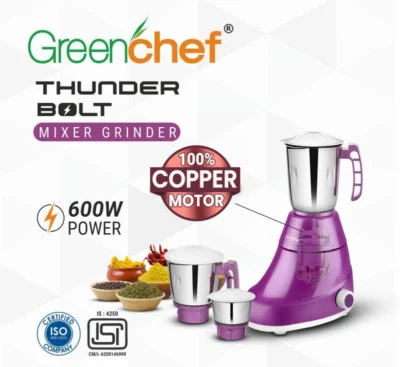 Greenchef Thunder Bolt 600 W Mixer Grinder